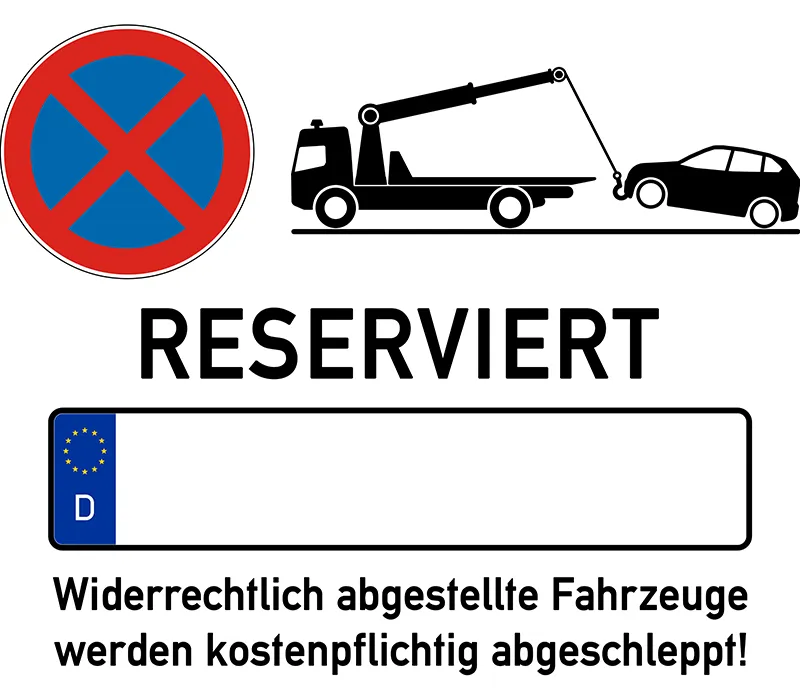 Halteverbotshinweis