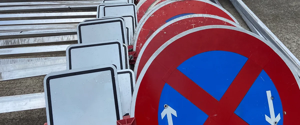 Halteverbot Verkehrsschilder